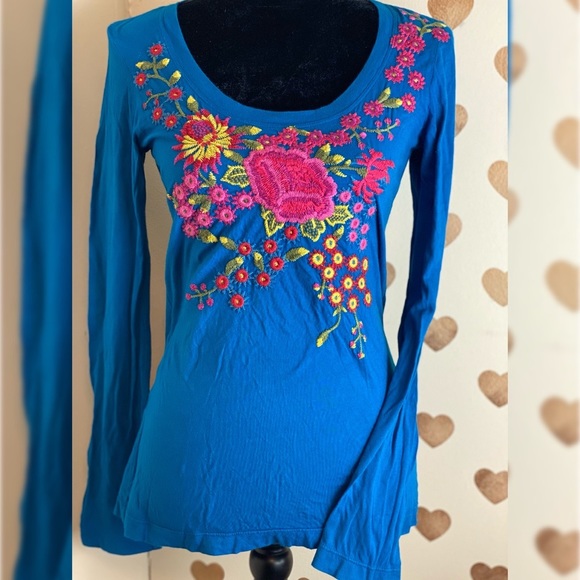 Johnny Was long sleeve top - Picture 1 of 3